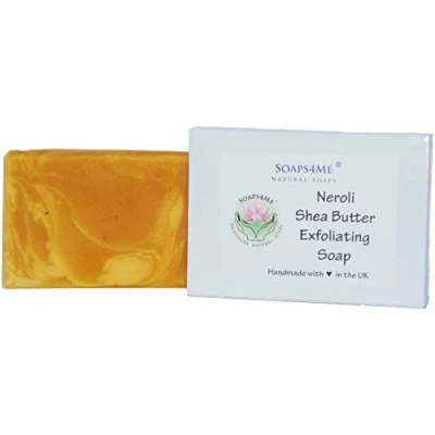 Image of ATTIS Neroli and Orange Peel Exfoliating Handmade Natural Soap with Shea Butter, Aloe Vera Essential Oi
