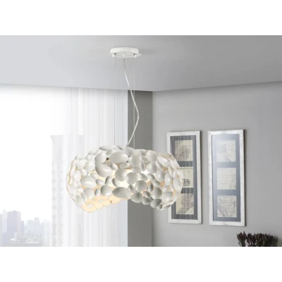 Image of Schuller Valencia LED pendant light Narisa 5xG9, Ø47cm, white