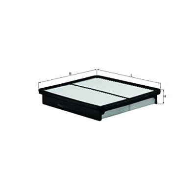 Image of 281132P100 Air Filter MAHLE ORIGINAL LX 2957 44,0mm 227mm 276,2mm Insert KIA: SORENTO 2, Optima / K5, HYUNDAI: SANTA FE 2