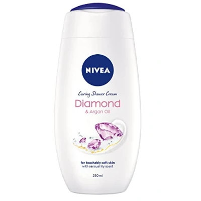 Image of Nivea Care Shower Diamond &amp; Argan Oil Douchegel 6 x 250 ml