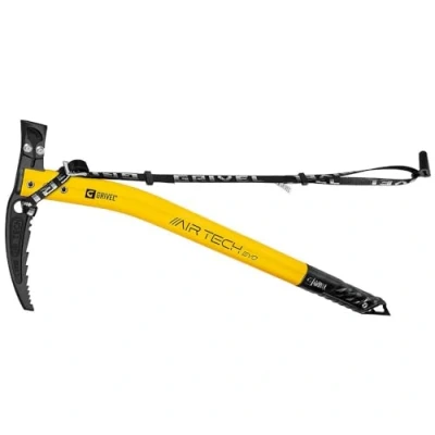 Image of GRIVEL Air Tech Yellow Mace w/Long EVO 53cm CE Mountaineering Pilots, Unisex Adults, 53