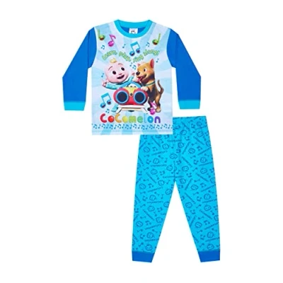 Image of CoComelon Boys Long Pyjama Set Blue (2 3 Years)