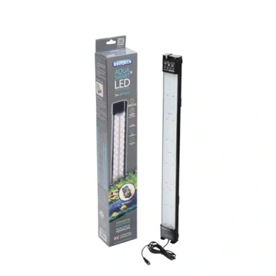 Image of Interpet Aqua Smart LED 24w, Adjustable 59 80cm, Aquarium Fish Tank Light, Bluetooth or Manual Control, Multi Fit Options, for Freshwater &amp; Saltwater