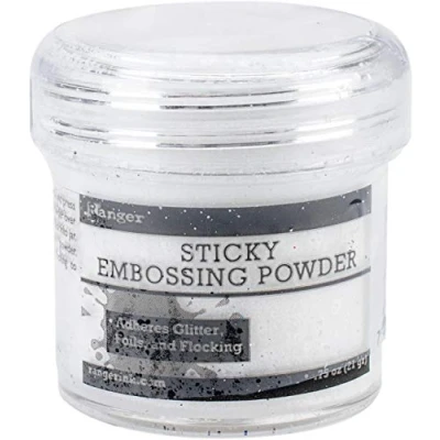 Image of Ranger Sticky Embossing Powder, White