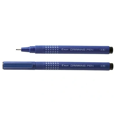 Image of Pilot DR Drawing Pen 05 0.5 mm Tip Black, Box of 12