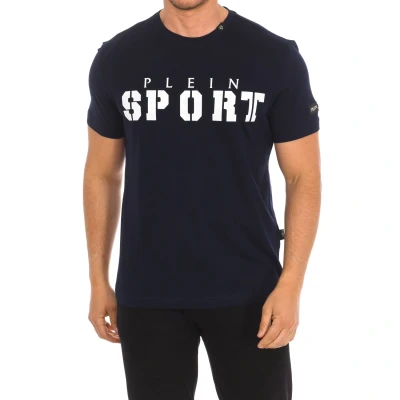 Image of Plein Sport TIPS400 Mens short sleeve t shirt Blue Size Small