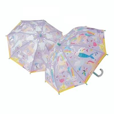 Image of Floss &amp; Rock 43P6399 Fantasy Color Changing Kids Umbrella, 25.98 inch Diameter, Multicolor