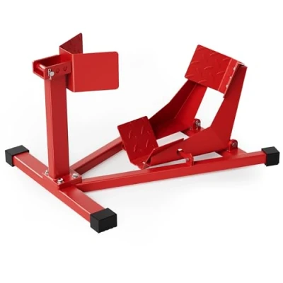 Image of Motorcycle Front Wheel Chock for 17 21 Tyres with 60 160mm Width as Mounting Stand Safe Storage
