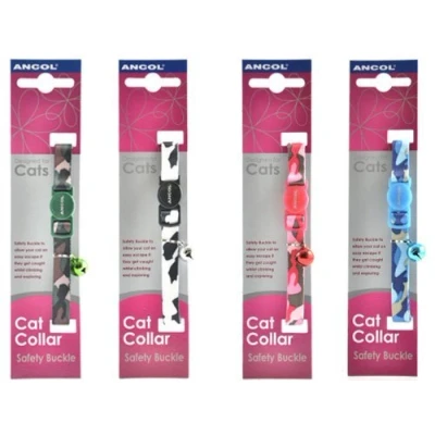 Image of Ancol 4 x Camouflage Cat Collars Bulk Buy