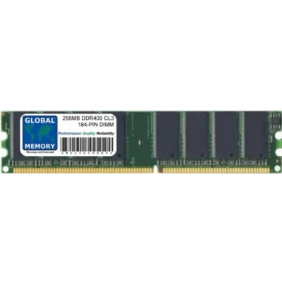 Image of 256MB DDR 400MHz PC3200 184 PIN DIMM MEMORY RAM COMPATIBLE WITH IMAC G5 &amp; POWERMAC