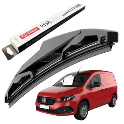 Image of Silbak Rear Windscreen Wiper, fits for MERCEDES BENZ CITAN (2012 ONWARDS) Wiper Blade, 350mm