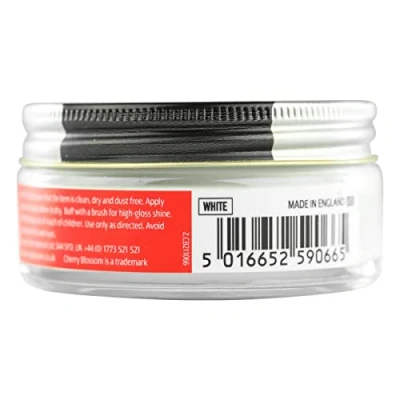 Image of Cherry Blossom Footwear Renovating Shoe Cream Care Product, White, 50ml