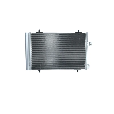 Image of 9678872080 Condenser NRF Easy Fit 35946 with dryer, seal ring 14,4mm 11mm Aluminium 524mm PEUGEOT: 407 SW, 508 I Saloon