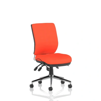 Image of Chiro Medium Back Bespoke Colour Tabasco Orange No Arms