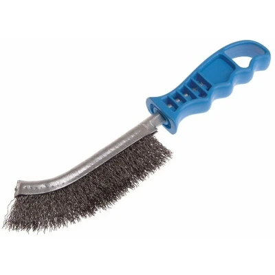 Image of Lessmann Universal Hand Brush 260mm x 28mm 0.35 Crimped Steel Wire LES056301