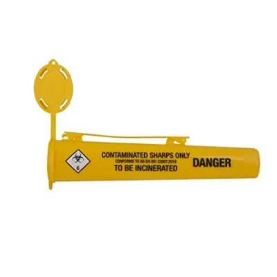 Image of St John Ambulance Polypropylene Sharps Disposal Bin 80 ml