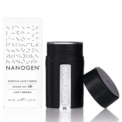 Image of Nanogen Hair Fibres, 15 g, Light Brown