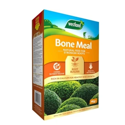 Image of Bone Meal Plant Feed Fertiliser Easy to Use Food 4kg Bonemeal Granules for Garden Plants with Topline Card. Rich in Calcium Healthy Strong New Growth. Ideal Trees and Shrubs.…
