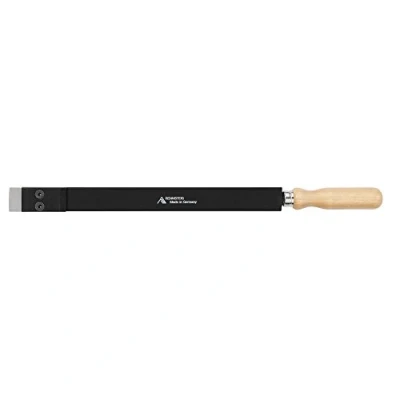 Image of Rennsteig 465 025 0 Carbide Flat Scraper, Black/Beige, 330 x 25 5 mm