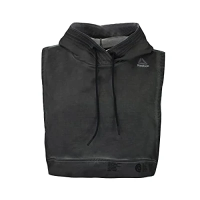Image of Reebok Womens Combat Glory Hoodie Training Vest BR0326 Grey Spandex Size Small