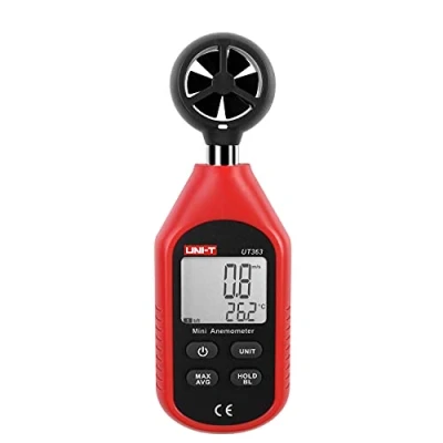 Image of UT363 Mini Digital Anemometer High Precision Wind Measuring Instrument Hand held Impeller Speed Sensor