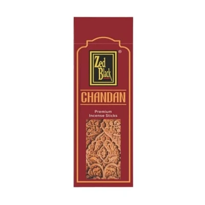 Image of ZED BLACK Z015 Chandan Incense Sticks, 20 Sticks x 6 Packs