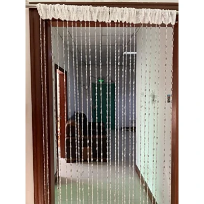 Image of ZiDeTang Acrylic Beaded Door Curtain Décor Tassel Room Divider (100cm by 195cm, Clear)