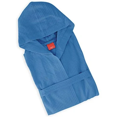 Image of Gabel Golf Bathrobe with Hood, 275 Cornflower blue, Large