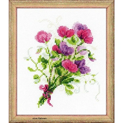 Image of RIOLIS Cross Stitch Kit 1606 Sweet Peas