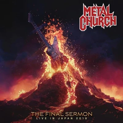 Image of Metal Church The Final Sermon [Live In Japan 2019] Red With Splatter vinyl Sealed 2024 German LP REAPER084