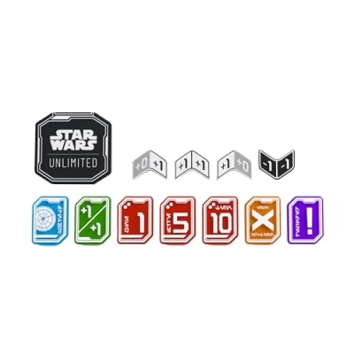 Image of Gamegenic Star Wars Unlimited 55 Premium Tokens Trading Card Accessory