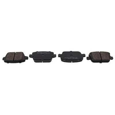 Image of LR003657, LR134697 Brake pad set MAPCO 6854 Rear Axle not prepared for wear indicator, excl. warning contact with anti squeak plate FORD: Focus 2