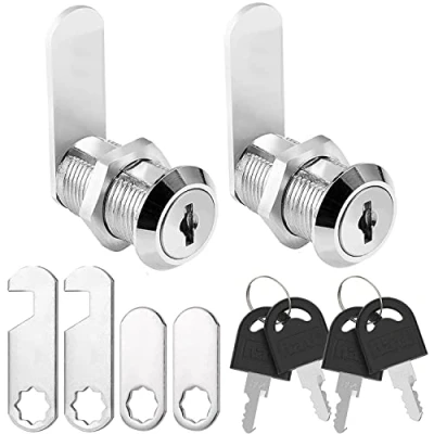 Image of Litensh 20mm Security Mailbox Lock, Letter Post Box Cabinet Drawer Cam Toolbox Door Cupboard Locks with Keys (2, 20mm)