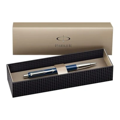 Image of Parker Vector Ballpoint Pen with Medium Nib, Gift Boxed Blue