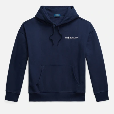 Image of Polo Ralph Lauren Script Logo Cotton Jersey Hoodie L