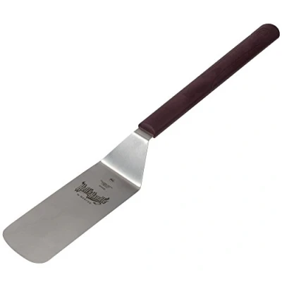 Image of Mercer Culinary M18330 Hell&#039;s 8 x 3 Inch Long Handled Turner, Stainless Steel