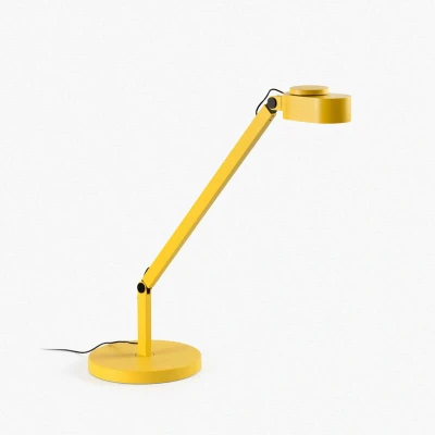 Image of Inviting Yellow Table Lamp