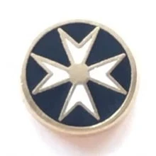 Image of Emblems Gifts Masonic Malta Maltese Cross Enamel Very Small Lapel Pin Badge