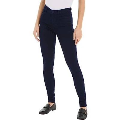 Image of Tommy Hilfiger Women&#039;s Jeans Skinny Fit, Blue (Bea), 27W / 30L