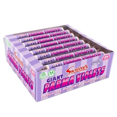 Image of Swizzels Giant Parma Violets 24 Rolls (24 x 40 g)