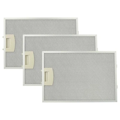 Image of vhbw 3x metal Grease Filter compatible with Siemens LC75651/03, LC75651/04, LC75652/01, LC75652/02, LC75652/03 Extractor Fan,