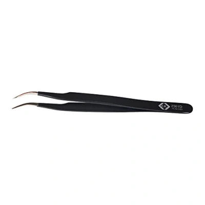 Image of C.K Precision Tweezer ESD 120mm, Extremely fine tips, curved and strong