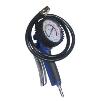 Image of US PRO Tools Heavy Duty Long Reach Tyre Inflator With Gauge 0 170PSI 8817