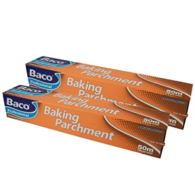 Image of Baco Professional Baking Parchment 450mm x 50m, 2 Pack