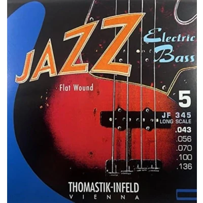 Image of Thomastik Saiten für E Bass Jazz Flat Wound Satz JF344 4 string long scale 34&quot;
