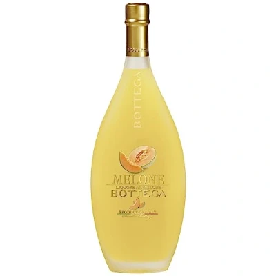 Image of Bottega Melon Liqueur 50cl 28% ABV Fruity &amp; Fresh Sweet Delicious Intense Flavour Flavoured Italian Ideal for Cocktails Desserts