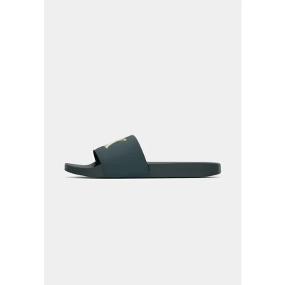 Image of Calvin Klein Jeans Mules, Men&#039;s, Size: 450, Seaside aqua/white shoes