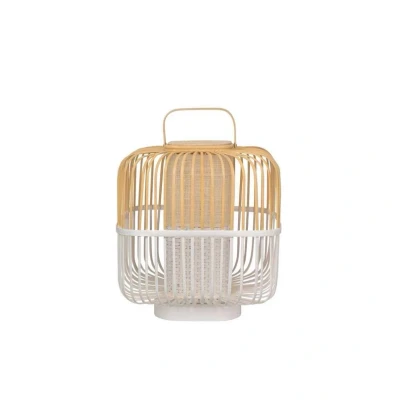 Image of Forestier Bamboo Square M table lamp in white