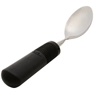 Image of Performance Health Good Grips Tablespoon with Built Up Handle, Adaptive Eating Utensil, Cushioned Grip, Ideal for Arthritis, Neurological Impairments &amp; Weakness, Flexible Ribbing, Non Latex