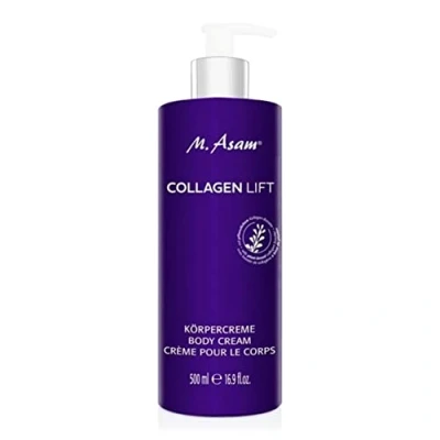 Image of M. Asam collagen Lift Body Cream XXL (500ml) Anti Aging with for the entire body, supports synthesis &amp; helps improve resilience elasticity, skin care